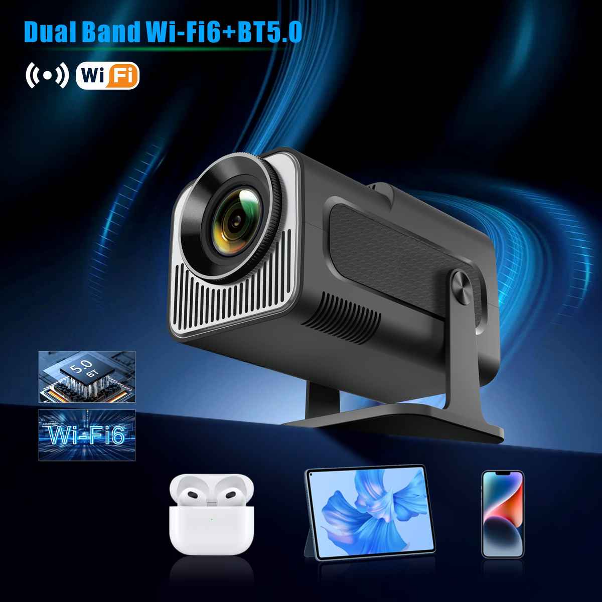 Projector_H320_Mini - WIFI6 + BT5.0